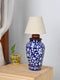 JAIPUR BLUE POTTERY HANDIYA TABLE LAMP WITHOUT SHADE